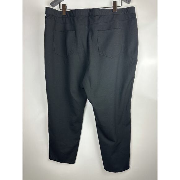 J. Jill Ponte Slim Leg Pull On Pants Stretch Elastic Waist Women's Plus Size 3X - Picture 9 of 9